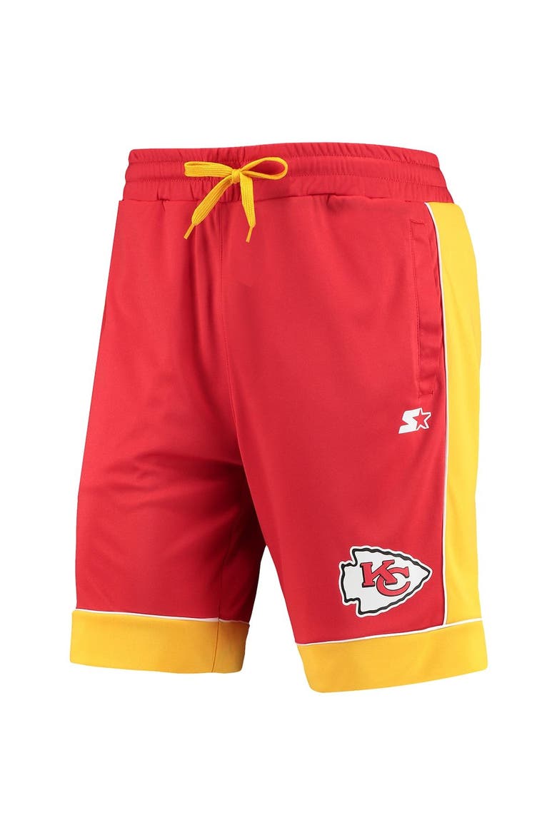 Men's Starter Red/Gold Kansas City Chiefs Fan Favorite Fashion Shorts, Alternate, color, Red