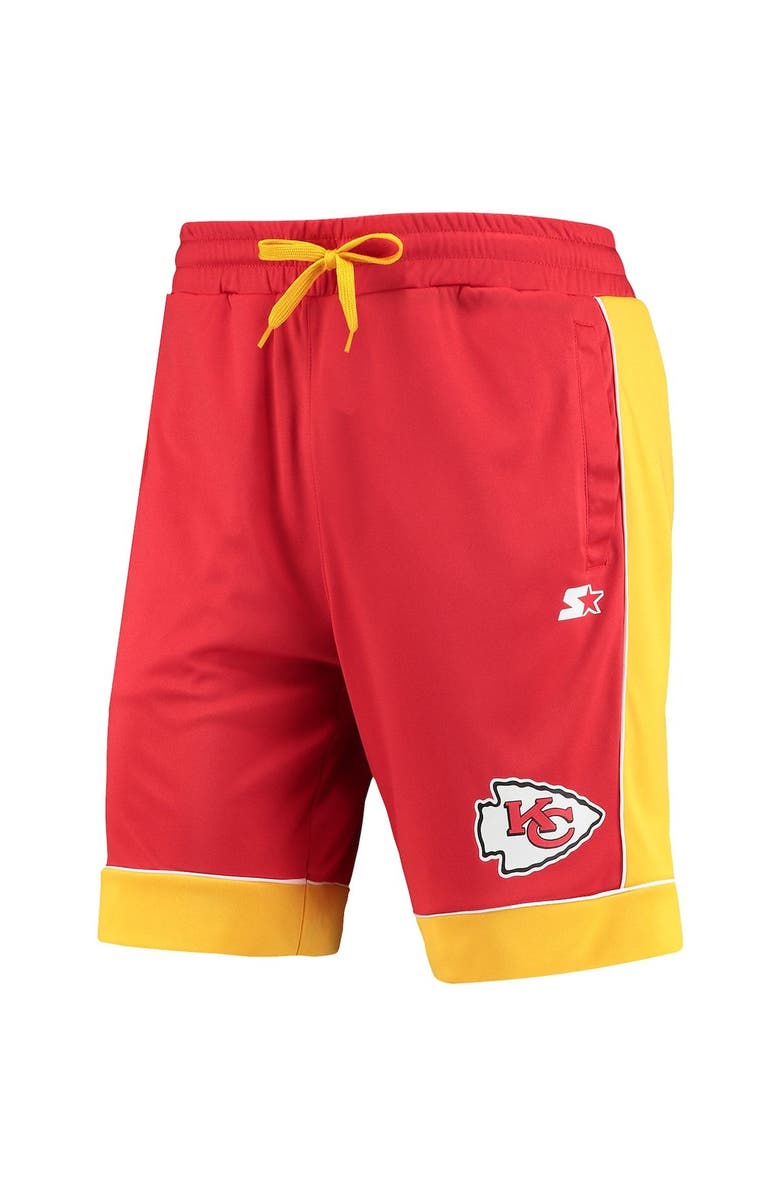 STARTER Men's Starter Red/Gold Kansas City Chiefs Fan Favorite Fashion Shorts, Alternate, color, Red