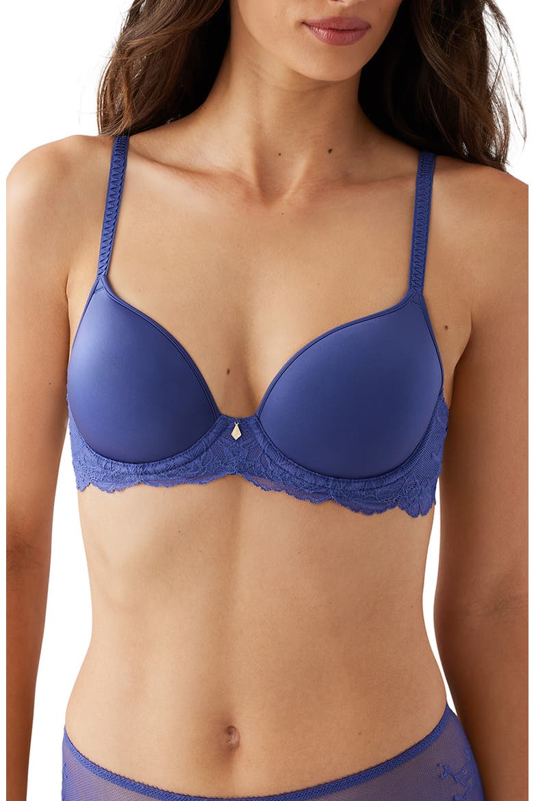 Vivid Attraction Underwire T-Shirt Bra, Main, color, SKIPPER BLUE
