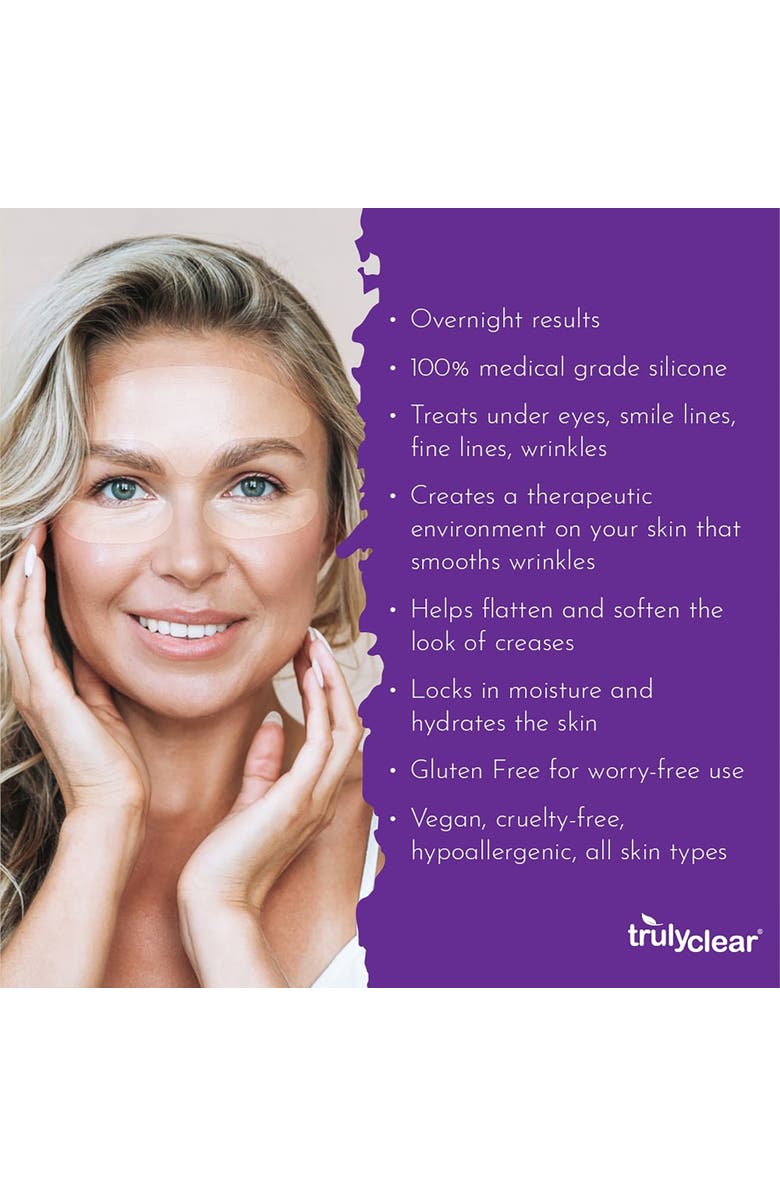 TRULY CLEAR Wrinkle Patches, 3pcs, Alternate, color, Multicolored