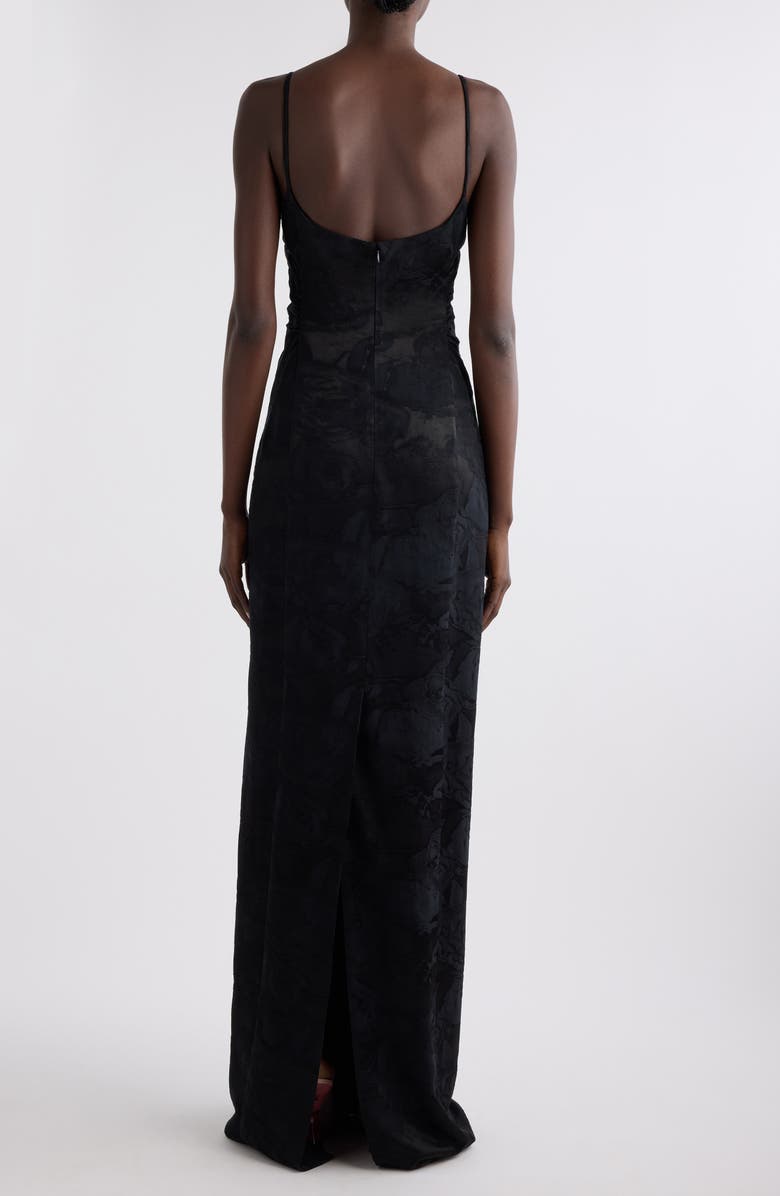 Dries Van Noten Dirios Floral Jacquard Satin Gown, Alternate, color, 