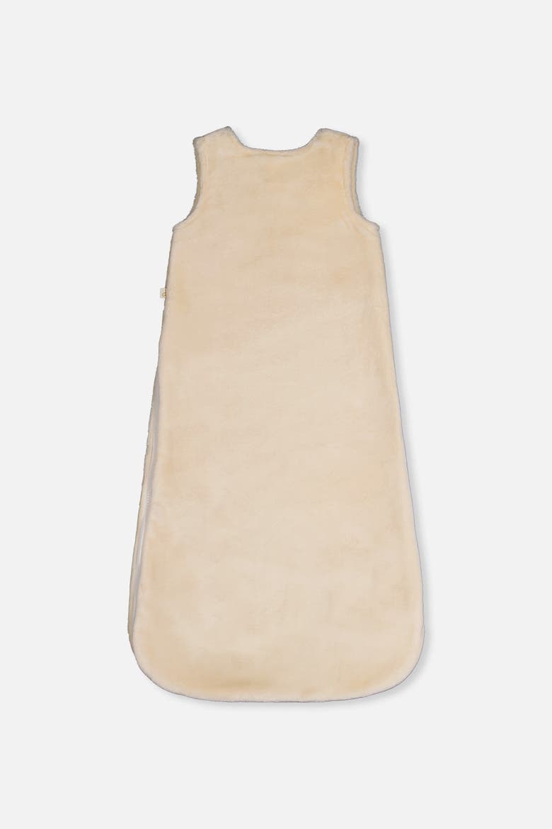 Plush Embroidered Zipper Sleep Sack, Alternate, color, Off-White