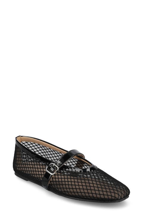 Casha Mesh Mary Jane Flat (Women)