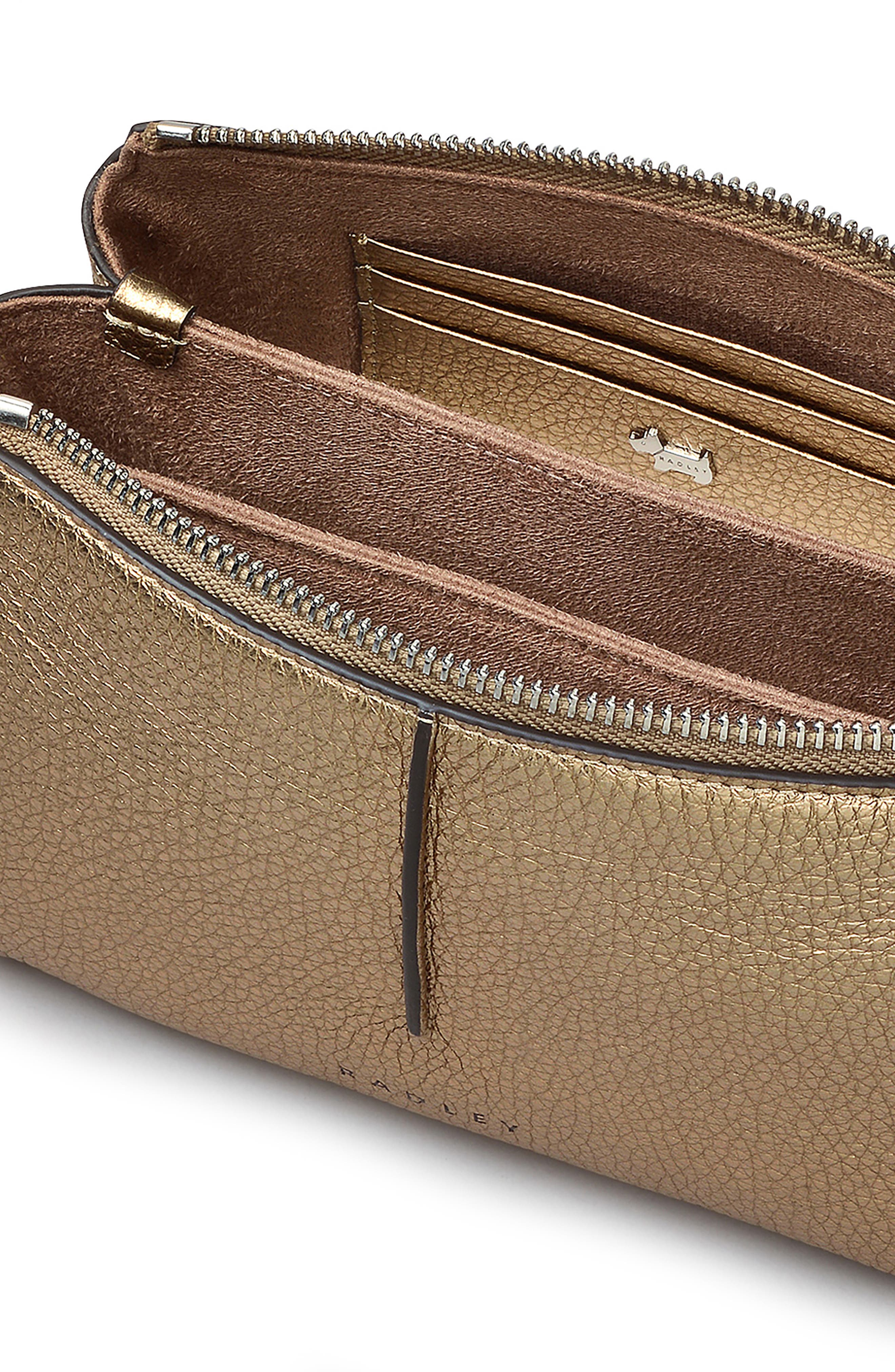 Radley Hillgate Place Mini Crossbody Bag, Alternate, color, Icy Gold
