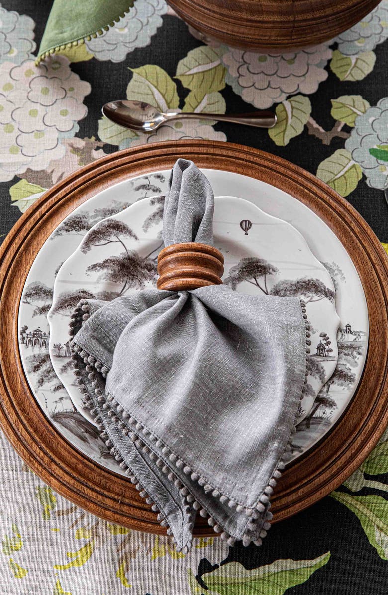 Juliska Bilbao Wood Charger Plate, Alternate, color, 