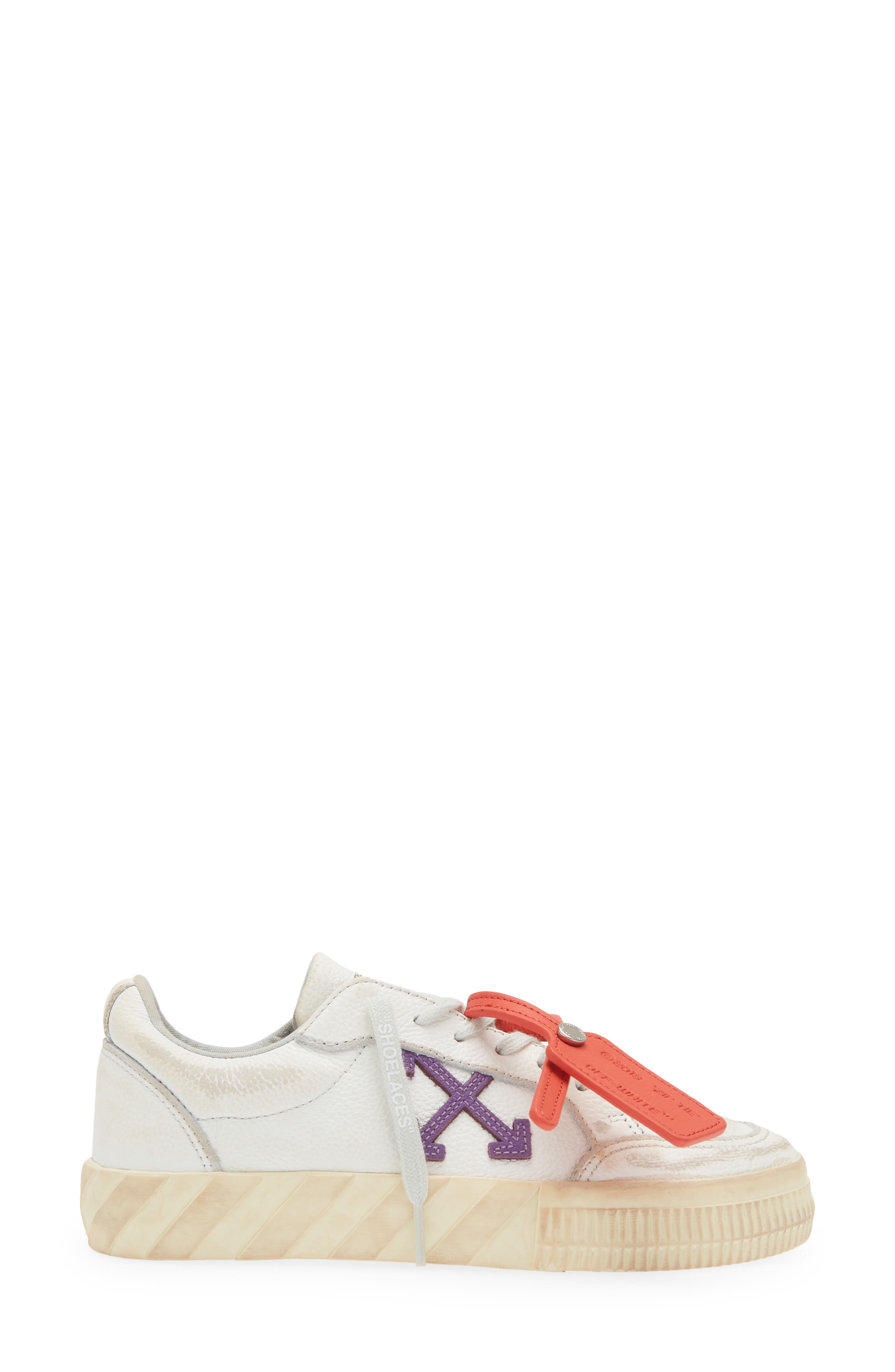 Off-White Vulcanized Low Top Sneaker, Alternate, color, 