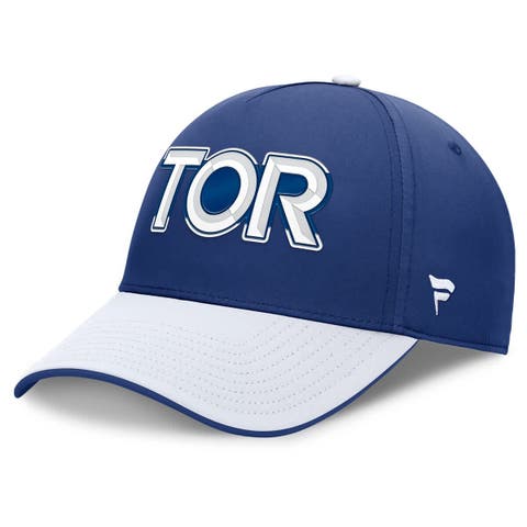 Men's Fanatics Blue/White Toronto Maple Leafs Authentic Pro Rink Team Code Flex Hat