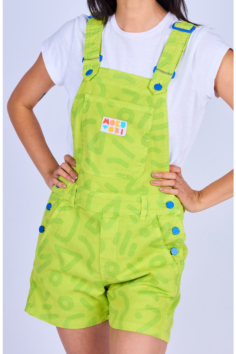 Zap Overall Shorts, Alternate, color, Frog