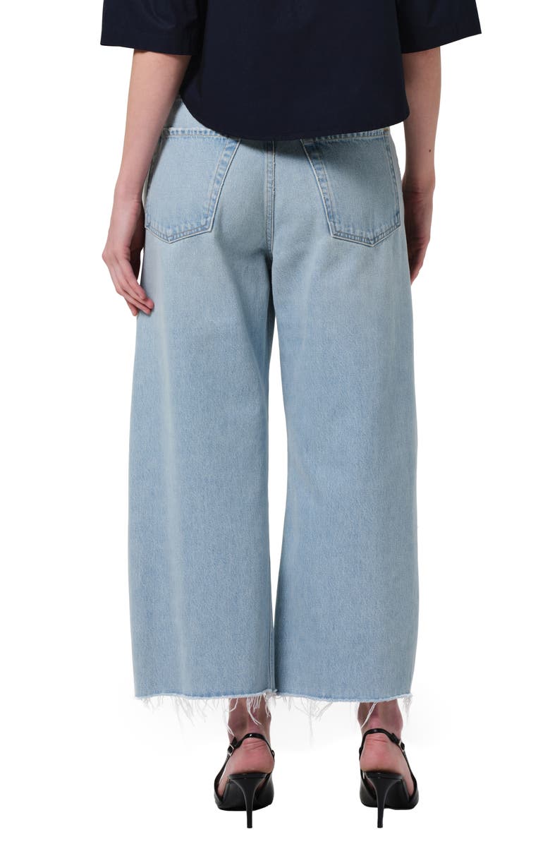 Citizens of Humanity Ayla Ripped High Waist Crop Baggy Wide Leg Jeans, Alternate, color, 