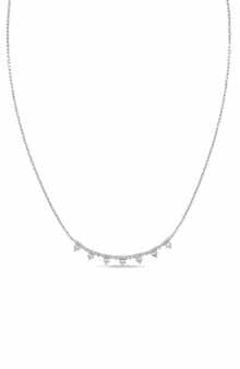 Bony Levy Gatsby 18K White Gold Diamond Frontal Necklace