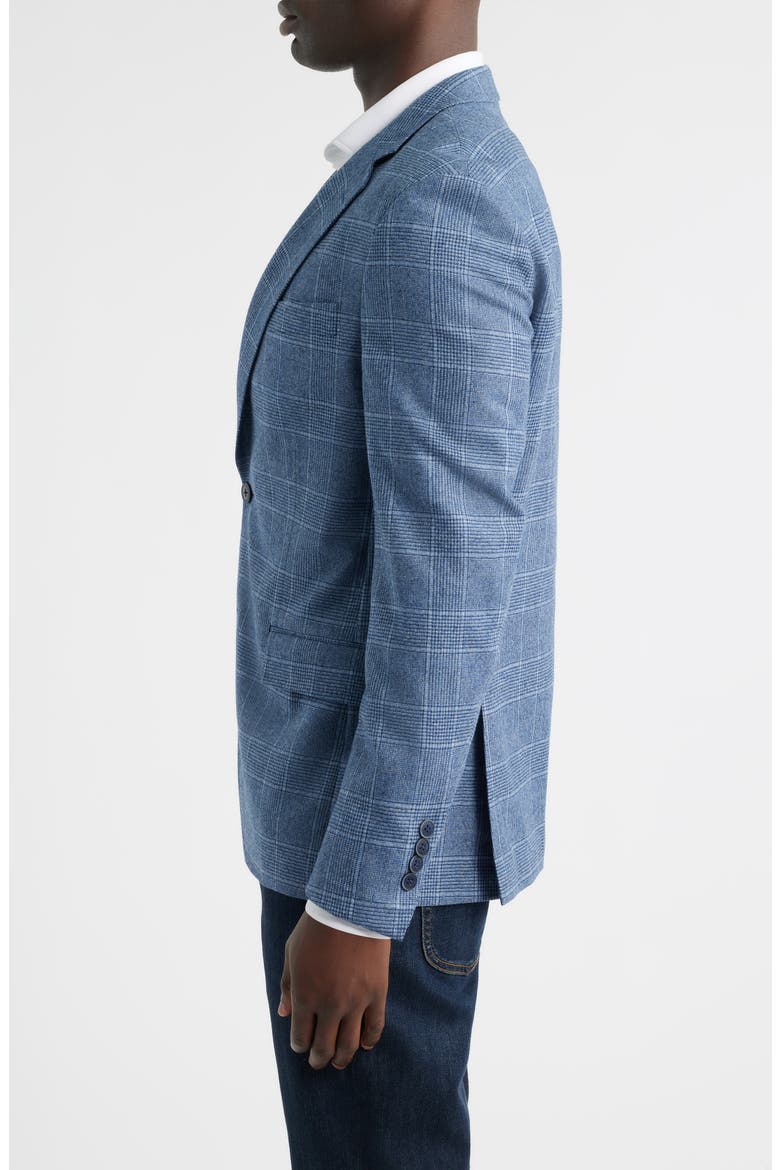 Hyperlight Soft Blue Glen Check Wool Sport Coat, Alternate, color, LIGHT BLUE