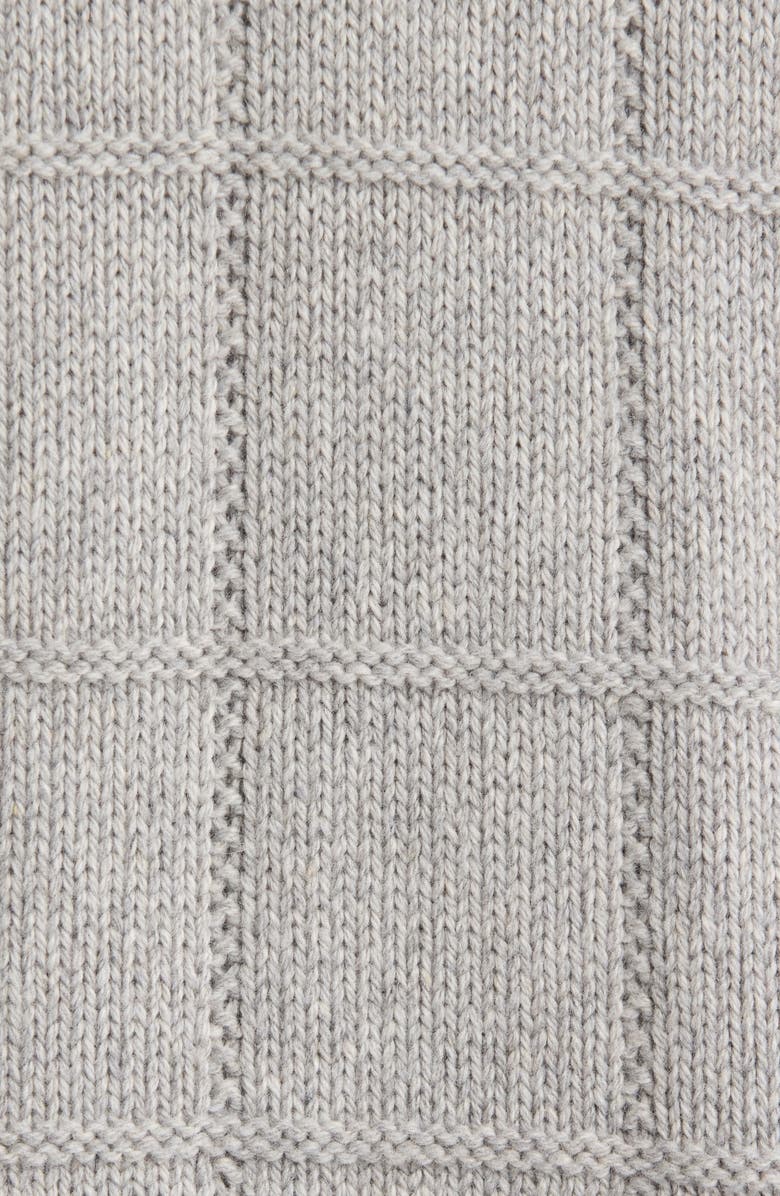 Eileen Fisher Hooded Open Front Cotton & Recycled Cashmere Poncho, Alternate, color, Dark Pearl