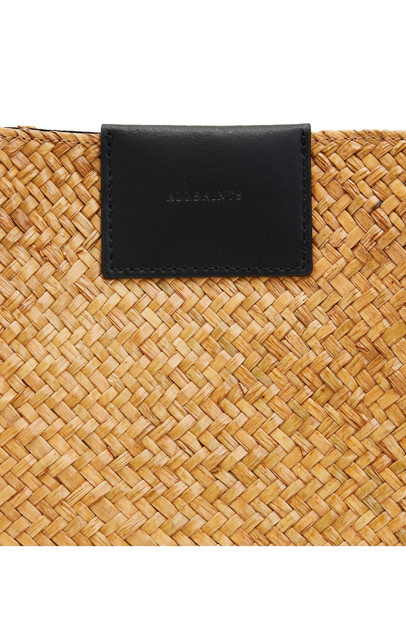 AllSaints Ebro Straw Crossbody, Alternate, color, 