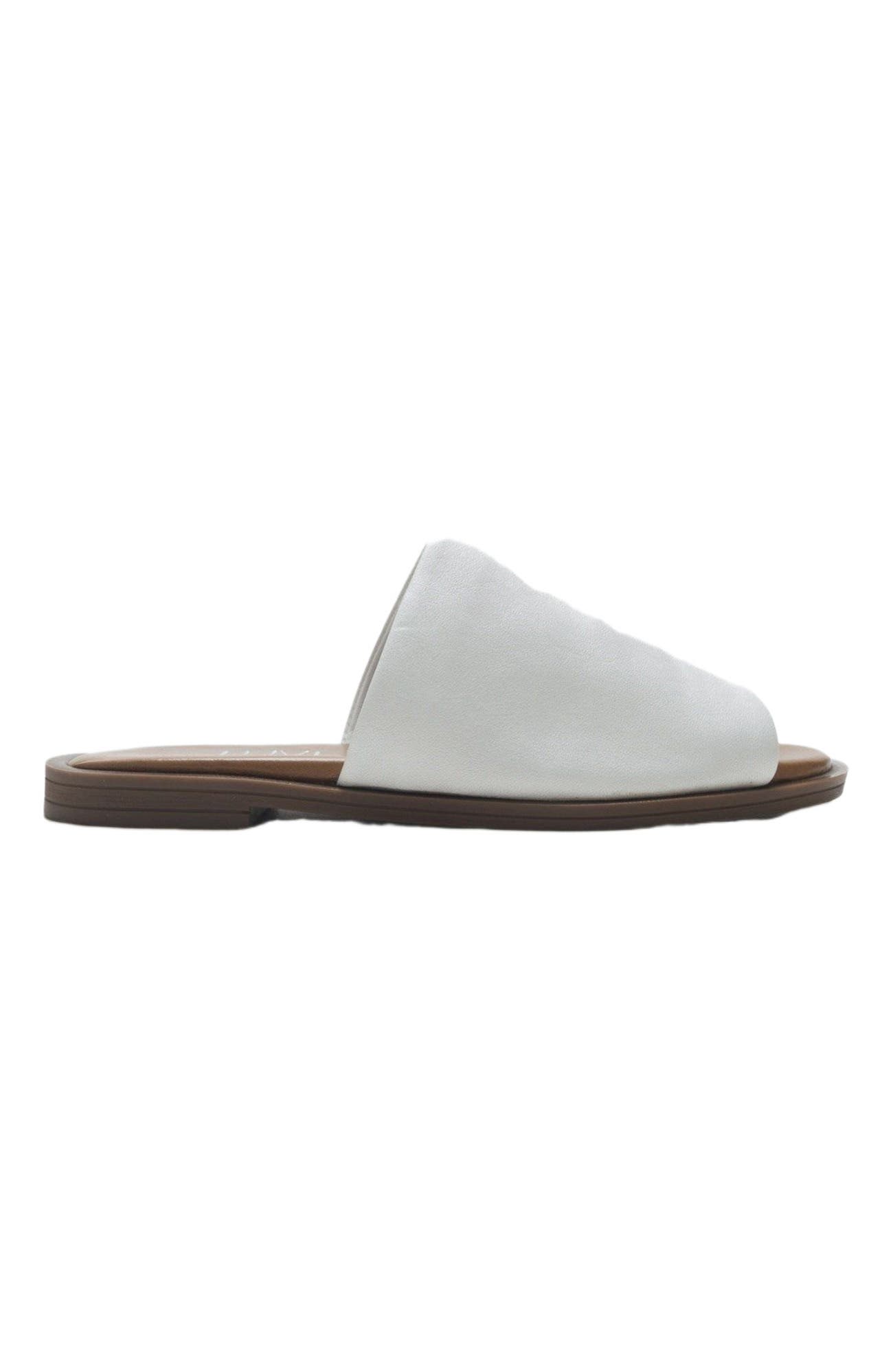 Clau Leather Sandal, Alternate, color, White Leather
