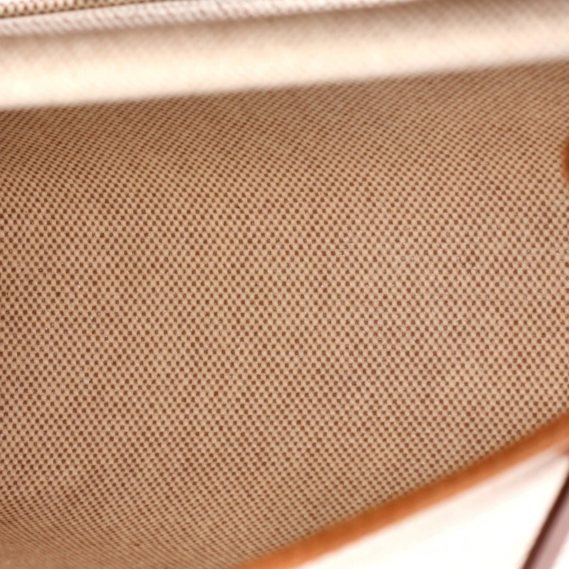 Pre-Owned Hermes Herbag Zip Toile and Leather 20, Alternate, color, Gold