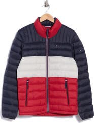 Tommy Hilfiger Packable Faux Down Puffer Jacket
