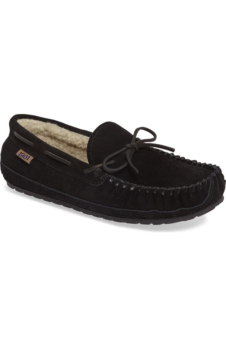 1901 Vancouver Slipper, Main, color, Black Suede