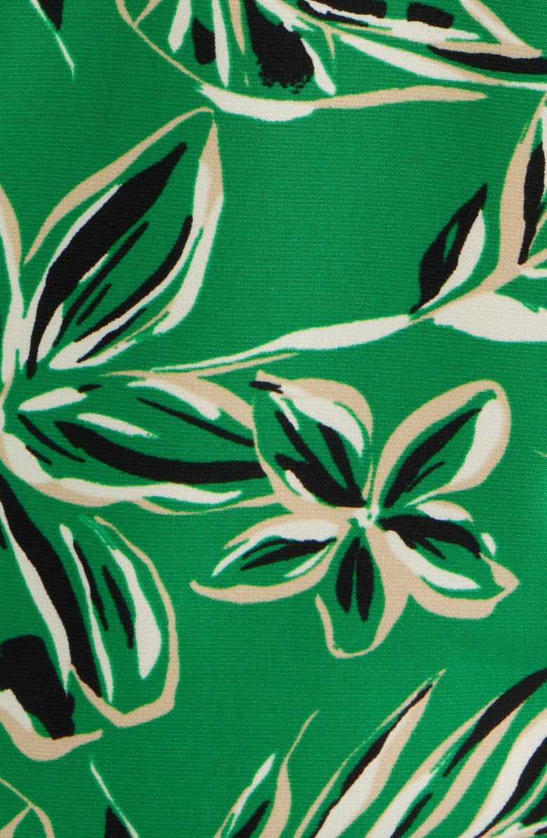AK ANNE KLEIN Tropical Print Dolman Sleeve Top, Alternate, color, 