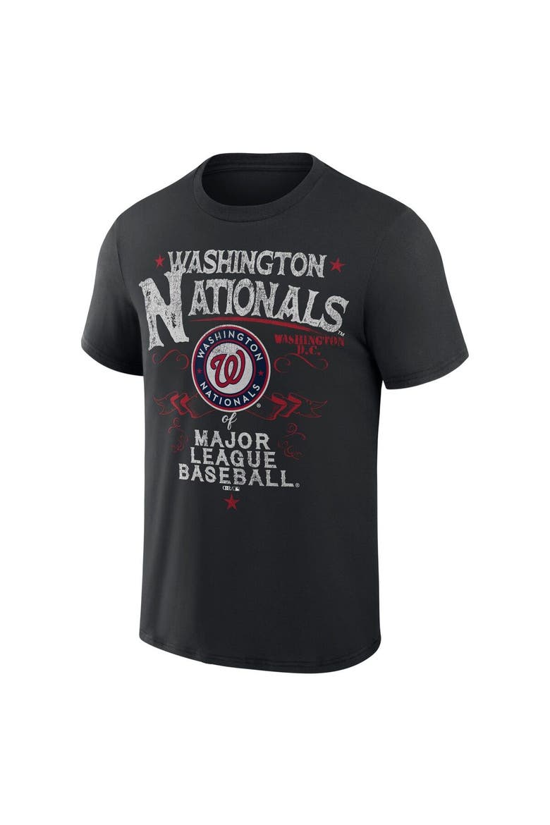 Men's Darius Rucker Collection by Fanatics  Black Washington Nationals Beach Splatter T-Shirt, Alternate, color, Black