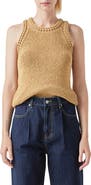 Grey Lab Ribbed Sleeveless Sweater