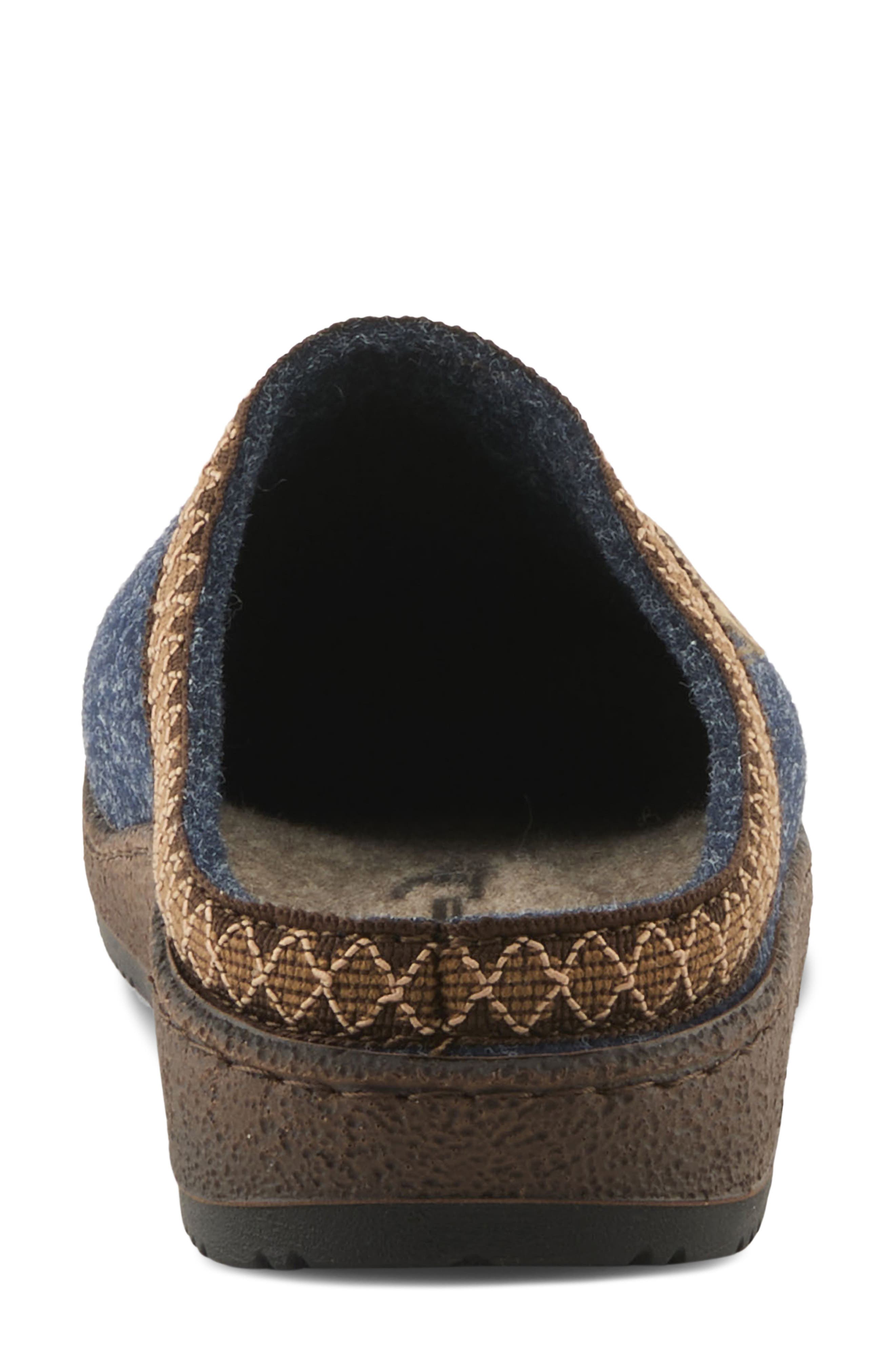 Flexus by Spring Step Snuggee Wool Clog, Alternate, color, Navy