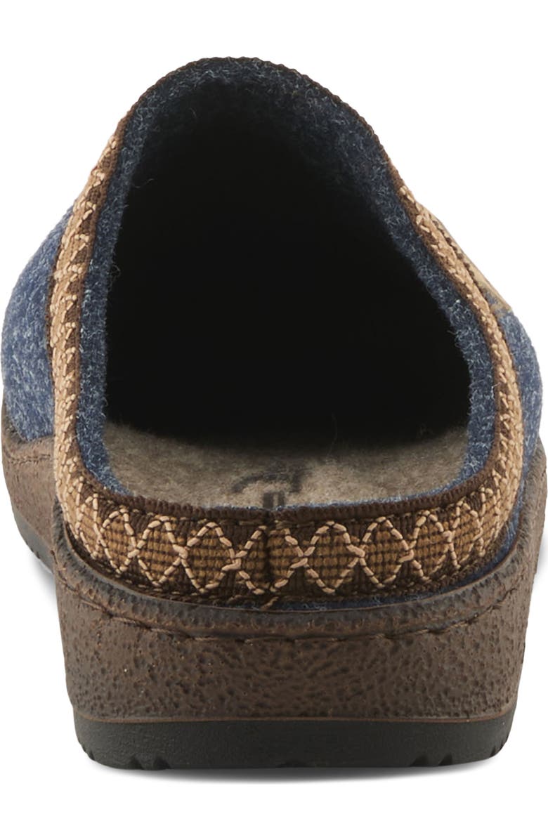 Flexus by Spring Step Snuggee Wool Clog, Alternate, color, Navy