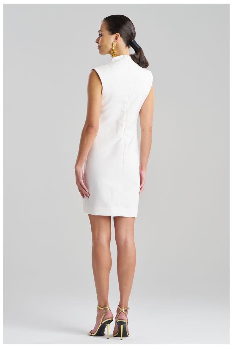 CANVAS Sheath Dress, Alternate, color, WHITE