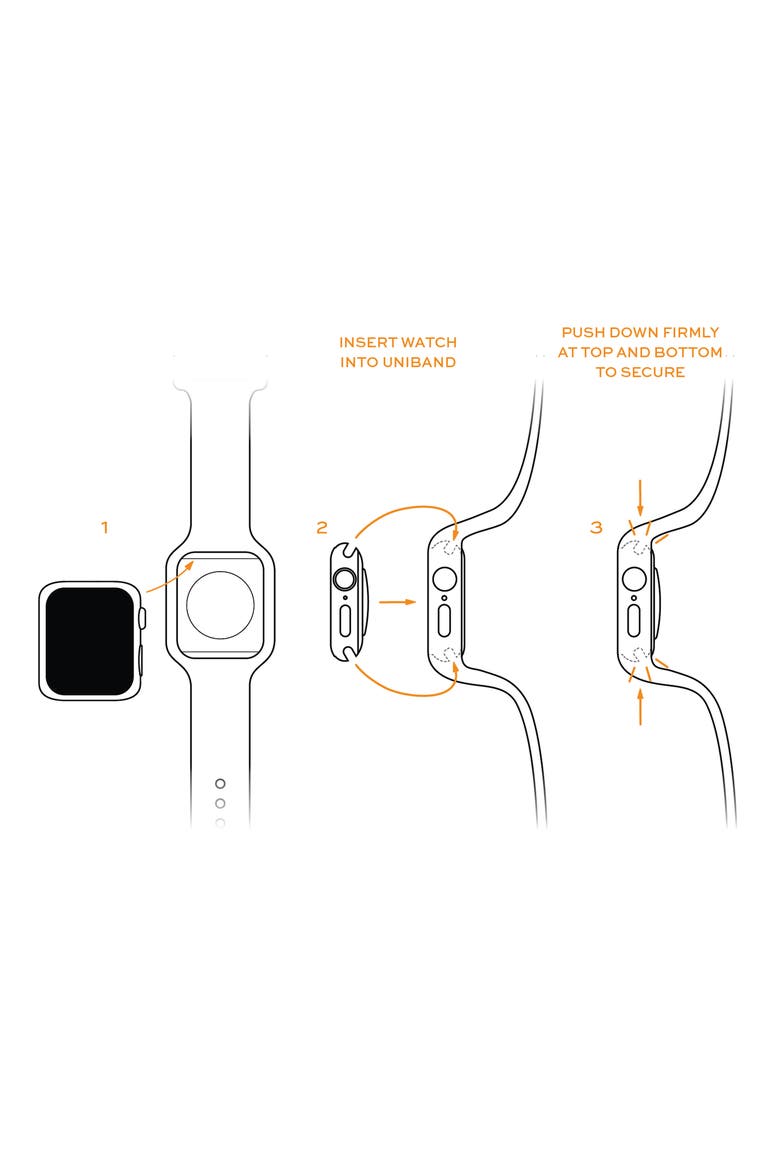 The T Monogram Silicone 20mm Apple Watch® Watchband, 41mm, Alternate, color, BEIGE