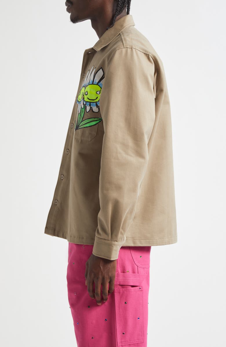 Sky High Farm Workwear Gender Inclusive Daisy Work Shirt, Alternate, color, 