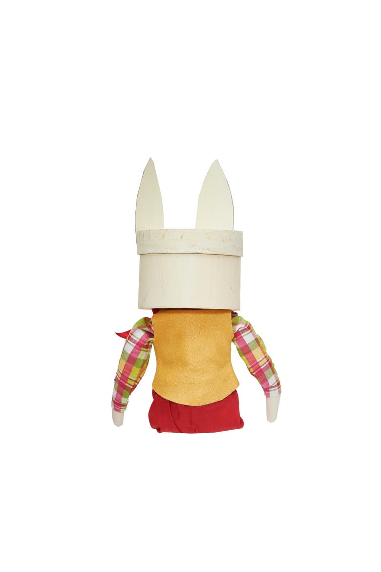 Benny Easter Bunny Joe Spencer Gathered Traditions Figurine 15", Alternate, color, Red