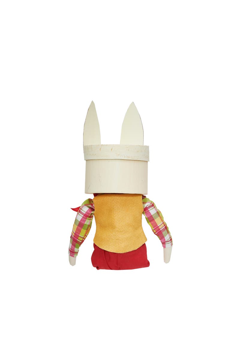 Gallerie II 15" Benny Easter Bunny Rabbit Cute Decorative Table Sitter Joe Spencer Figure Figurine, Alternate, color, Red