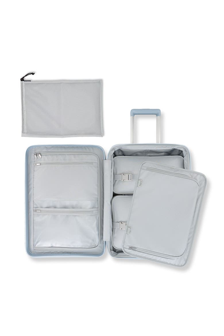 Elevation Plus Global 22" Carry On Luggage, Alternate, color, Soft Blue