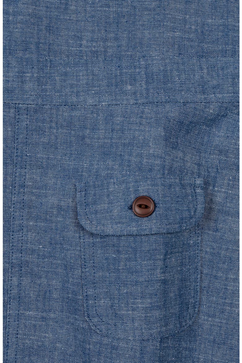 Kids' Organic V-Neck Chambray Jumper, Alternate, color, Chambray