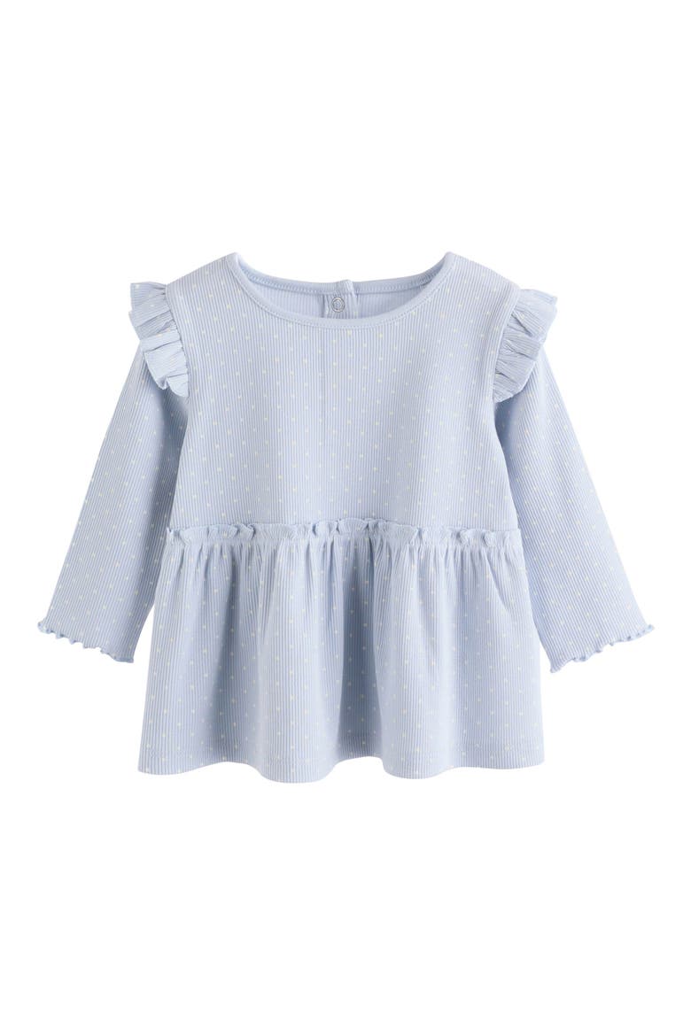 Kids' Frill Hem T-Shirt & Leggings Set, Alternate, color, BLUE