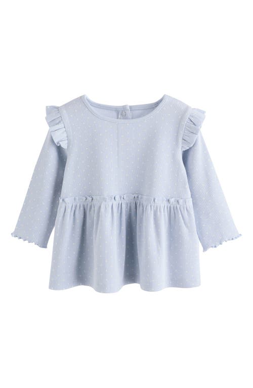 Next Kids' Frill Hem T-shirt & Leggings Set In Blue