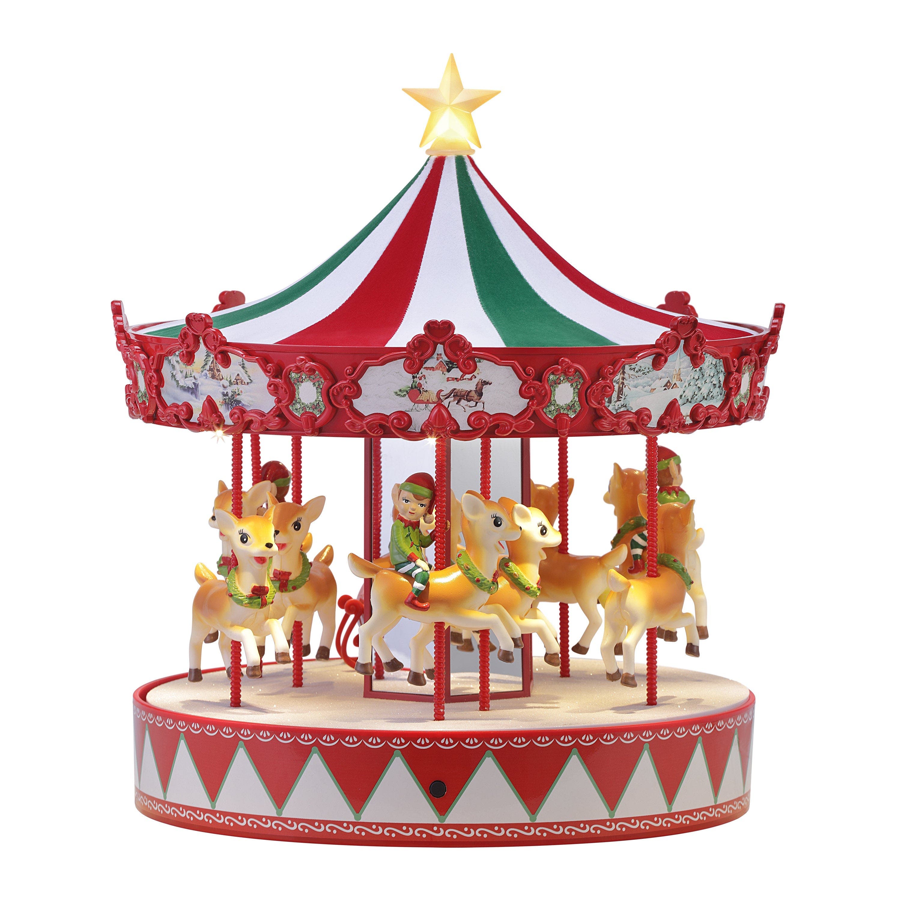 Mr. Christmas 14 in. Animated Vintage Carousel | Nordstrom
