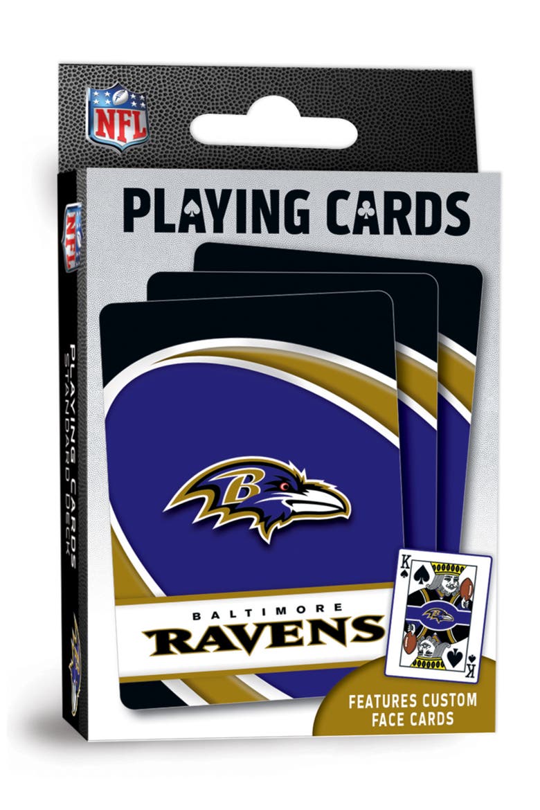 Baltimore Ravens Playing Cards, Main, color, Multicolor