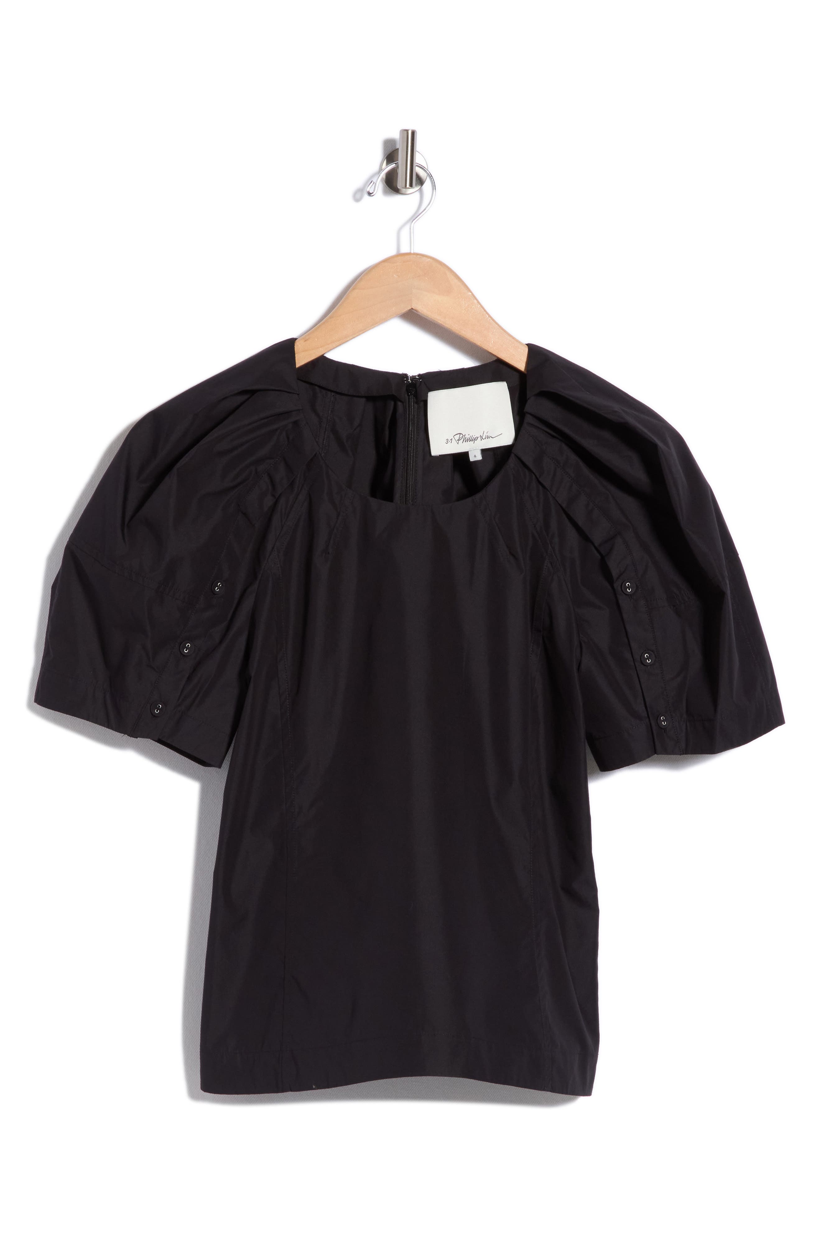 Bloom Sleeve Scoop Neck Top