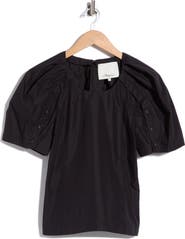 3.1 Phillip Lim Bloom Sleeve Scoop Neck Top