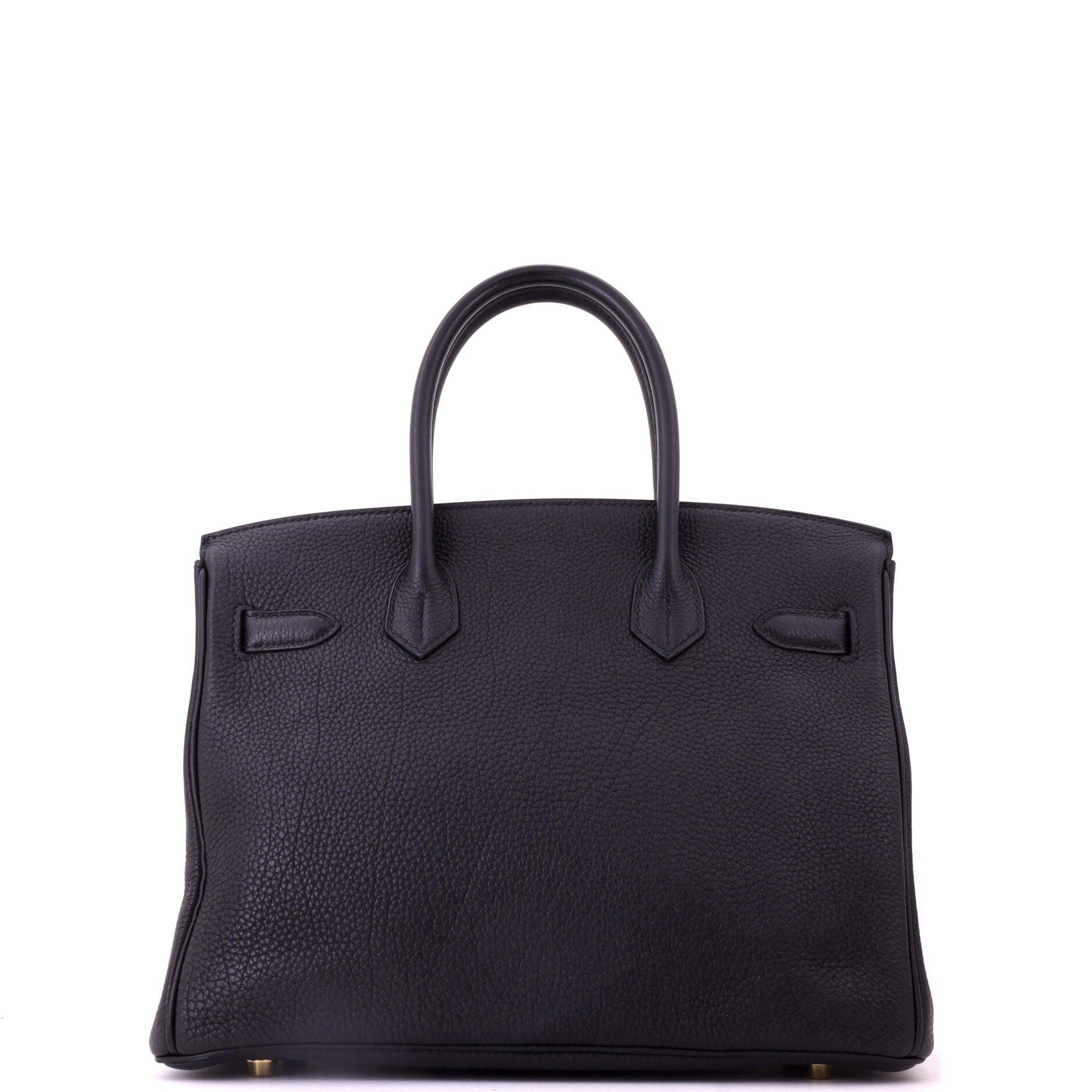 Birkin Handbag Black Togo with Gold Hardware 30, Alternate, color, Black