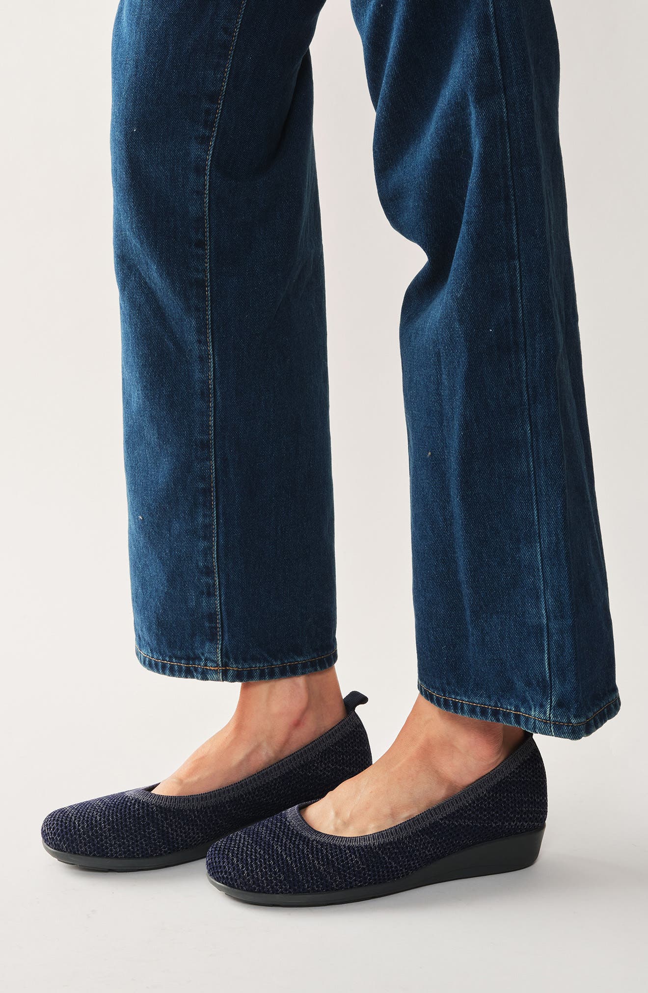Yen Mesh Flat, Alternate, color, NAVY