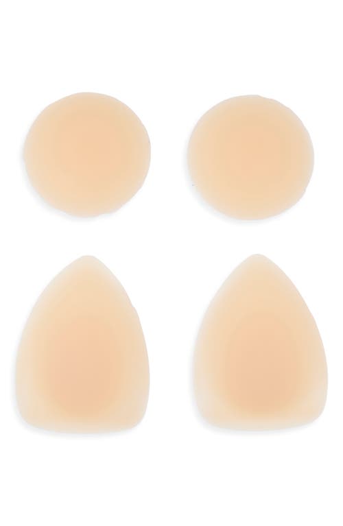 Bloo Perfect Pair Assorted 2-Pack Round & Triangle Nipple Covers in Light at Nordstrom, Size Medium/x-Large