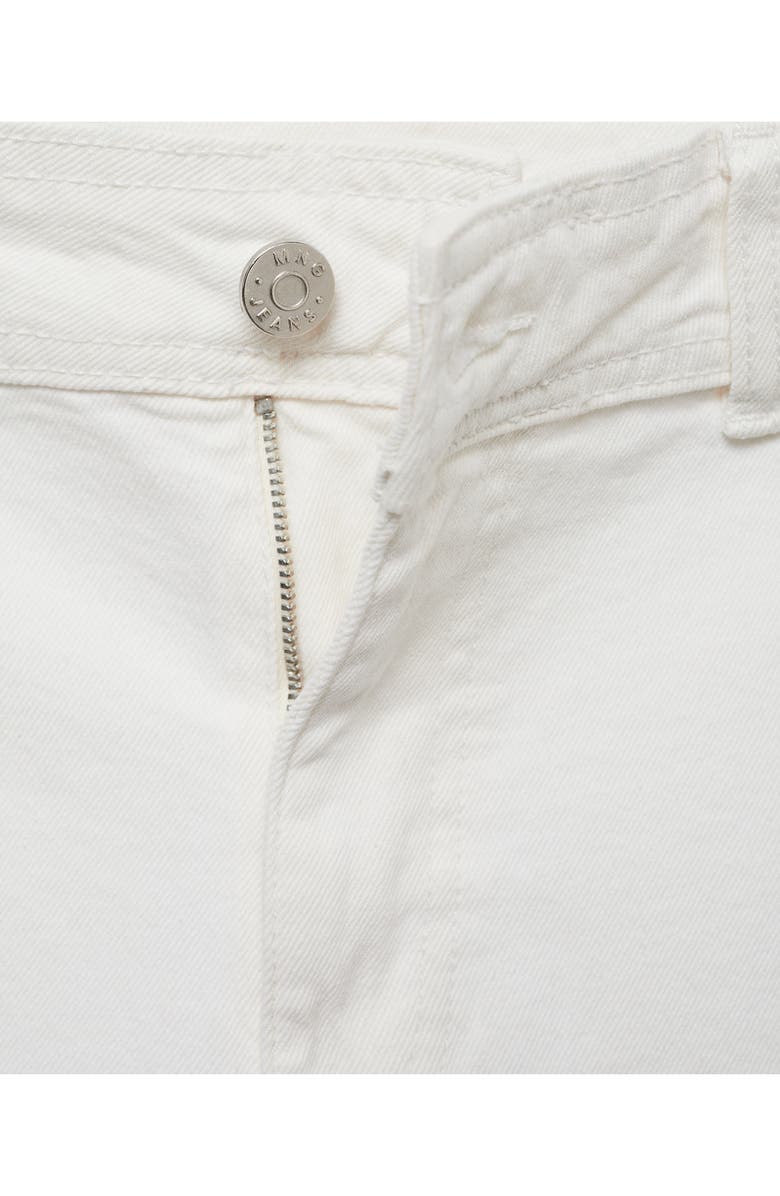 MANGO High Waist Wide Leg Culotte Jeans, Alternate, color,