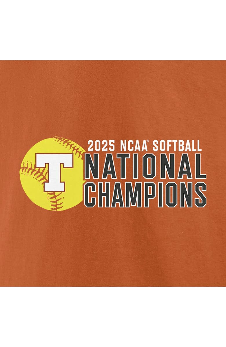 FANATICS Men's Fanatics  Texas Orange Texas Longhorns 2025 NCAA Softball Women's College World Series Champions Schedule T-Shirt, Alternate, color, 
