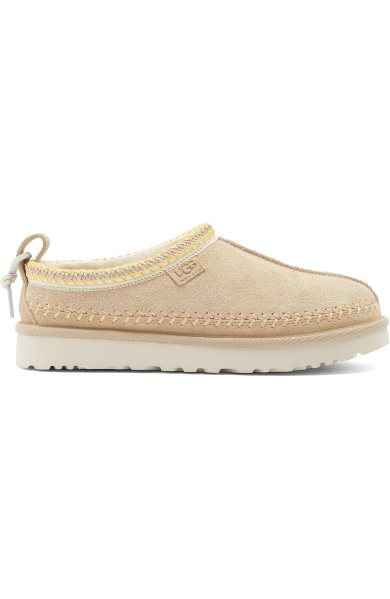 UGG<sup>®</sup> Tasman Biarritz Genuine Shearling Lined Slipper, Alternate, color, Mustard Seed