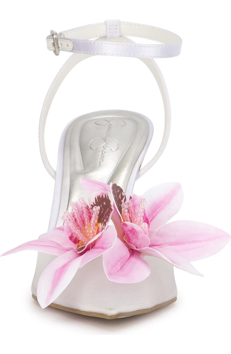 Jessica Simpson Vilyria Embellished Pointed Toe Pump, Alternate, color, Bright White