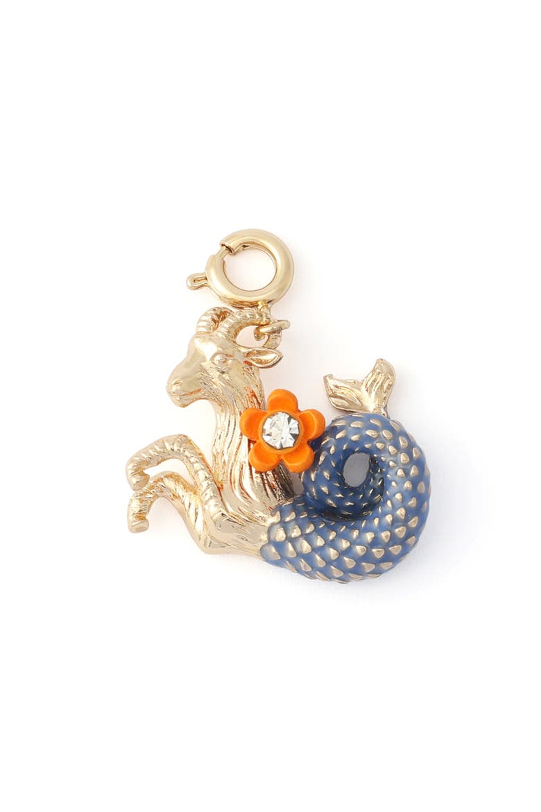 Gemini Charm Pendant Necklace, Alternate, color, BLUE-CAPRICORN