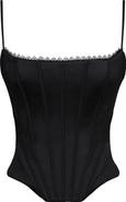 HOUSE OF CB Cadie Satin Corset Top