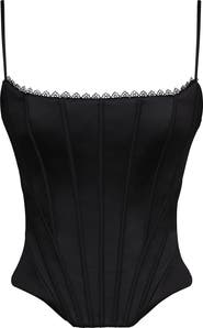 HOUSE OF CB Cadie Satin Corset Top