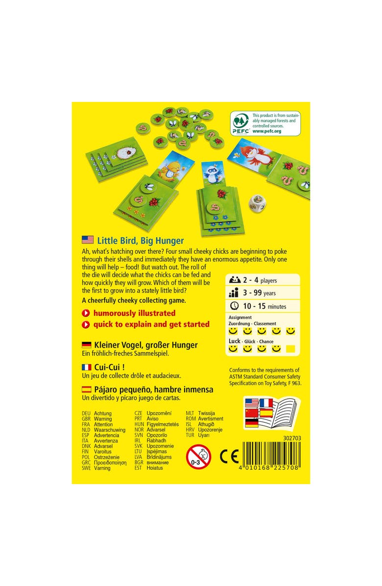 HABA Little Bird, Big Hunger Game, Alternate, color, Multi